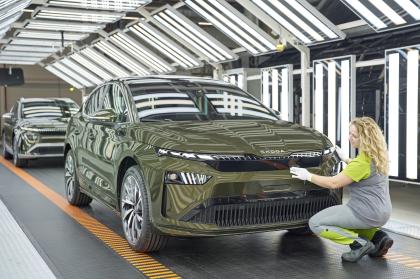 H Skoda κατασκευάζει έως 300 Enyaq την ημέρα!